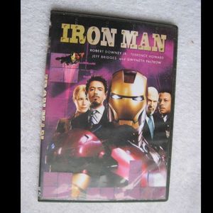 Iron Man 2008 Marvel Downey Jr. Paltrow Bridges Howard DVD Movie Bundle for $3